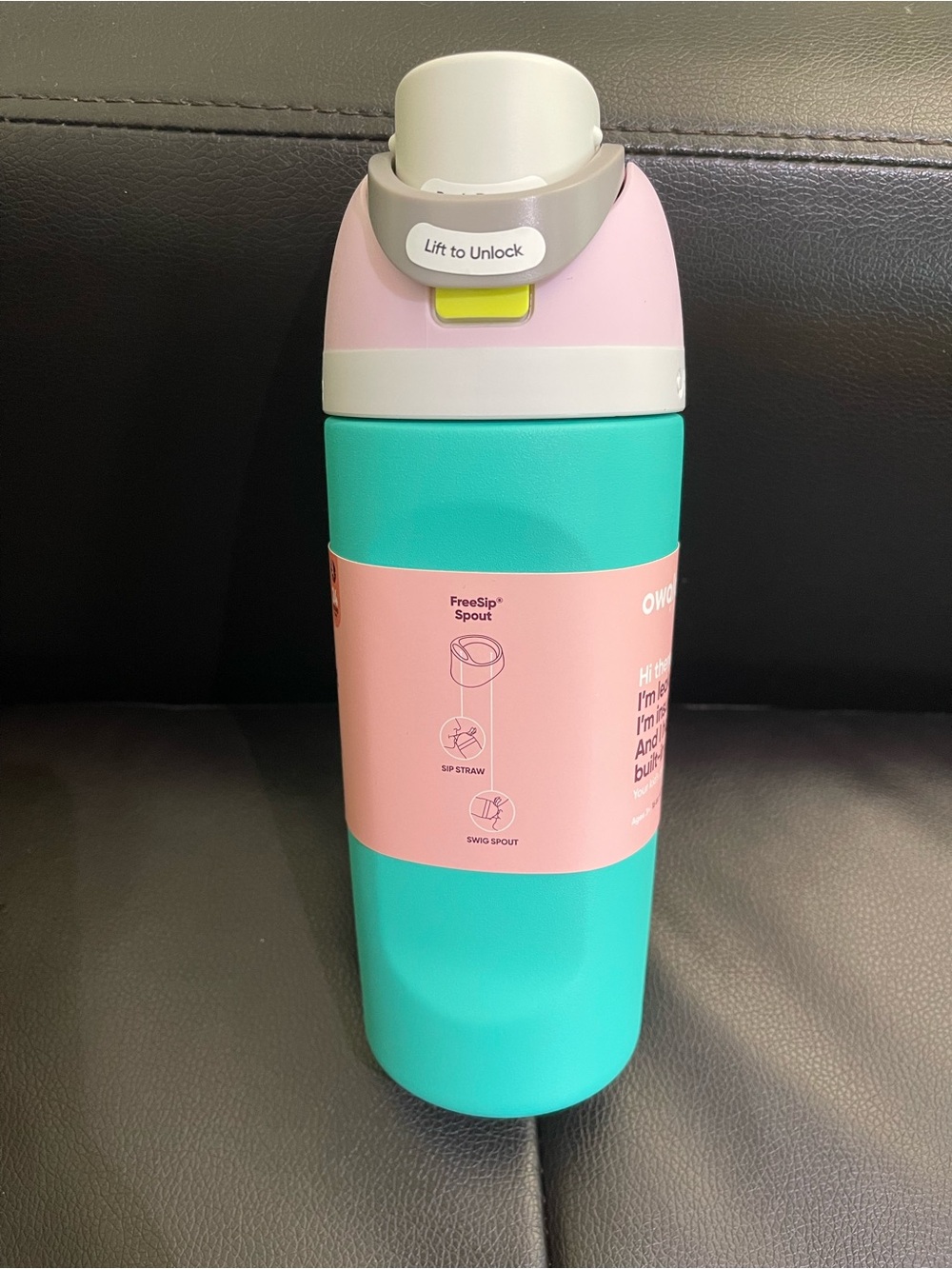 OWALA KIDS 16oz FREESIP STAINLESS STEEL COLOR MAKE WAVES